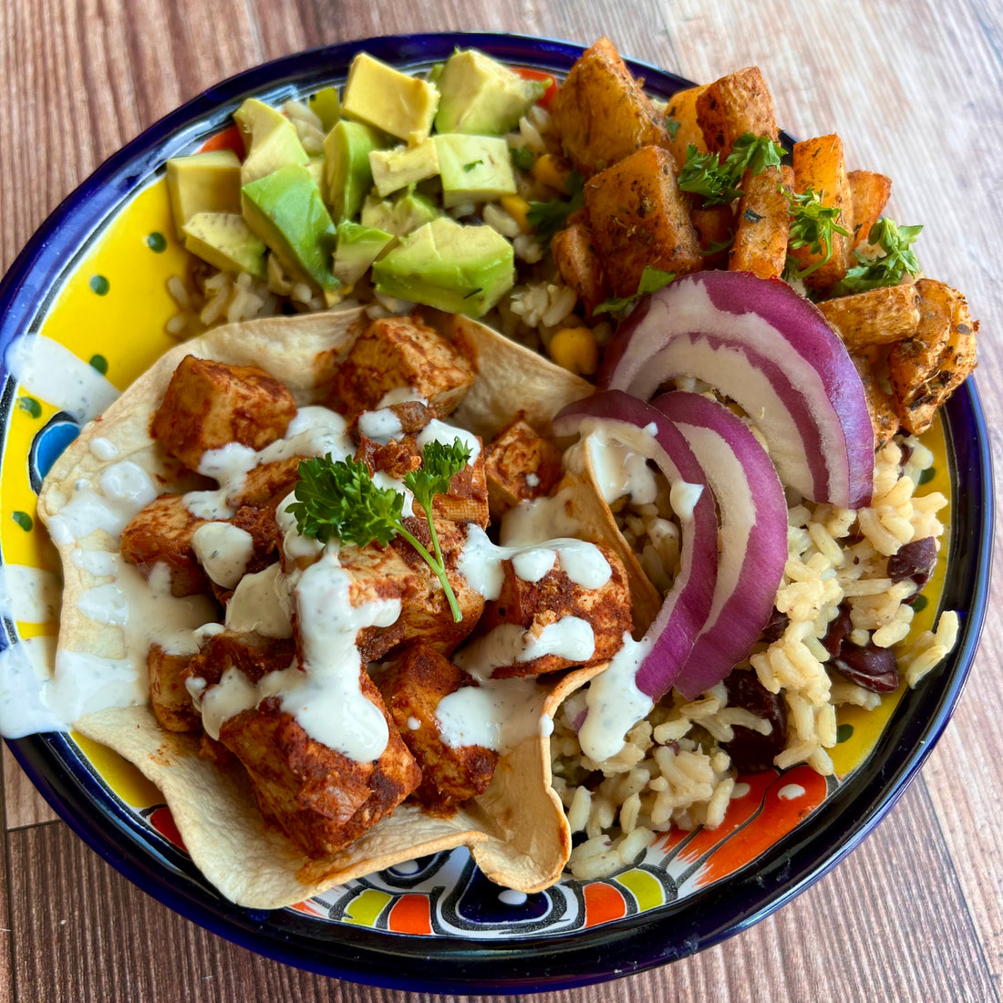 Smoky Tofu Taco Bowl