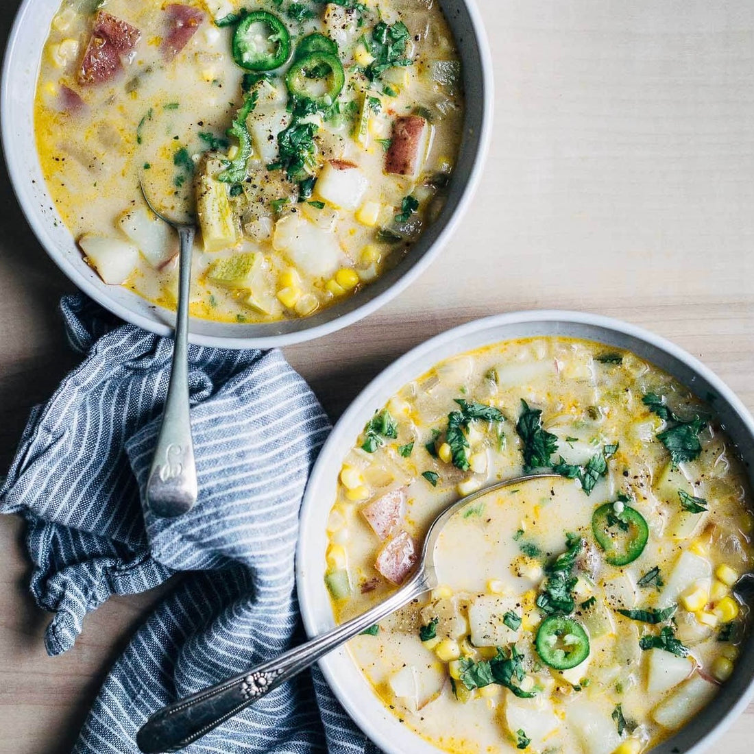 Thai Coconut Sweet Corn Chowder