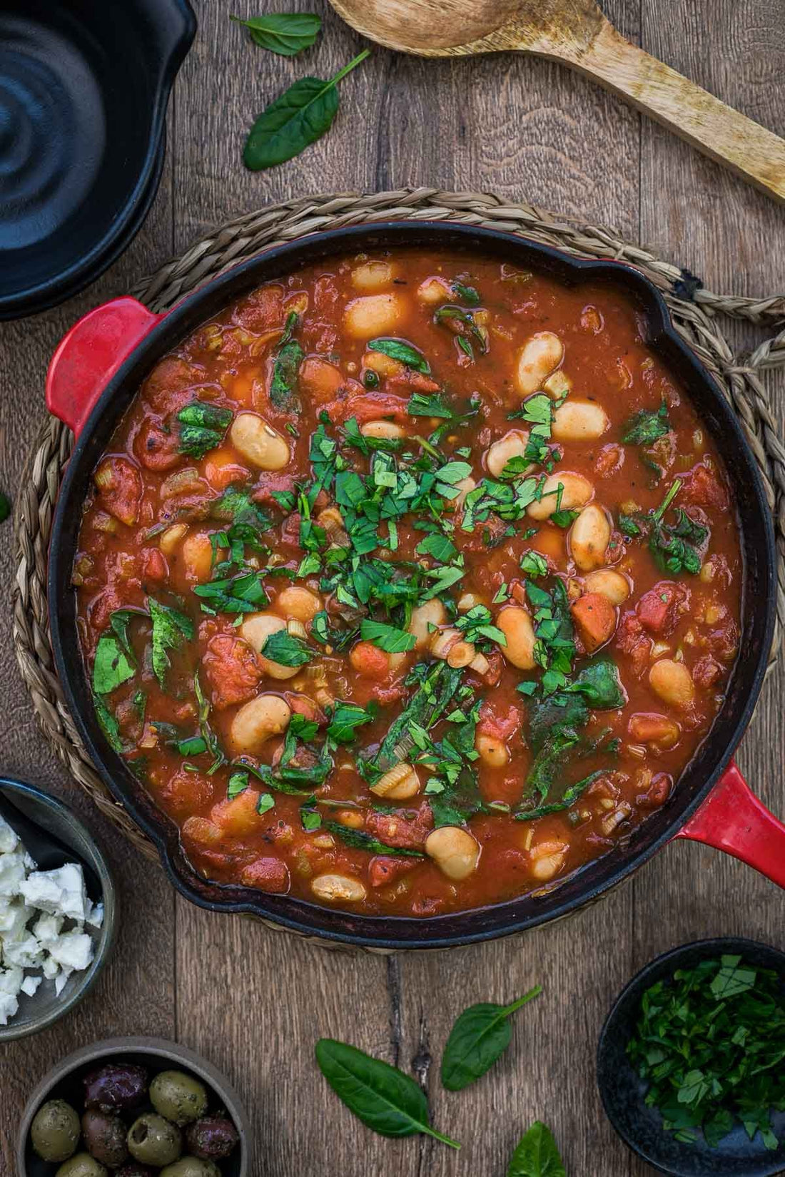 Greek Butter Beans Skillet