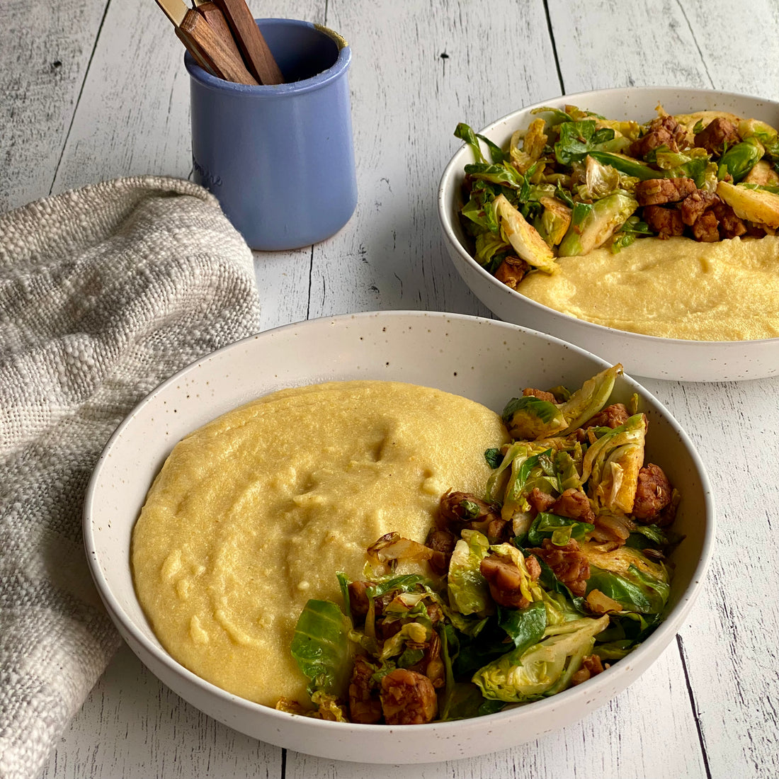 Winter Brussel Sprouts Hash Bowl