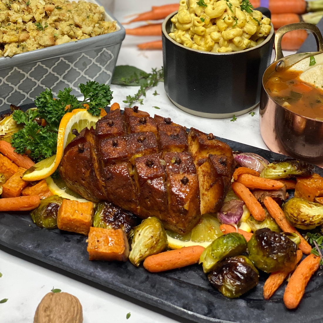 Jack Daniels Tofu Ham