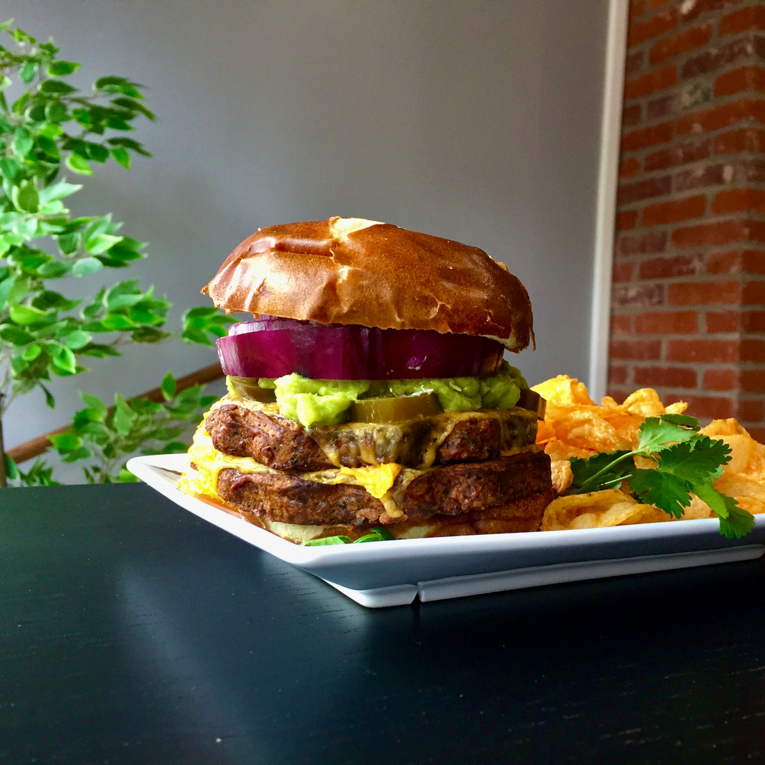 Loaded Nachos Burger